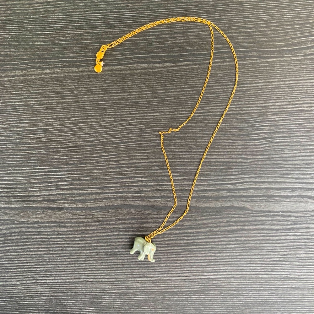 J. Crew Elephant Necklace